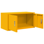 Aufbewahrungsschrank Senfgelb 80 x 40 x 40 cm Stahl