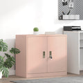 Aufbewahrungsschrank Rosa 80 x 40 x 70 cm Stahl