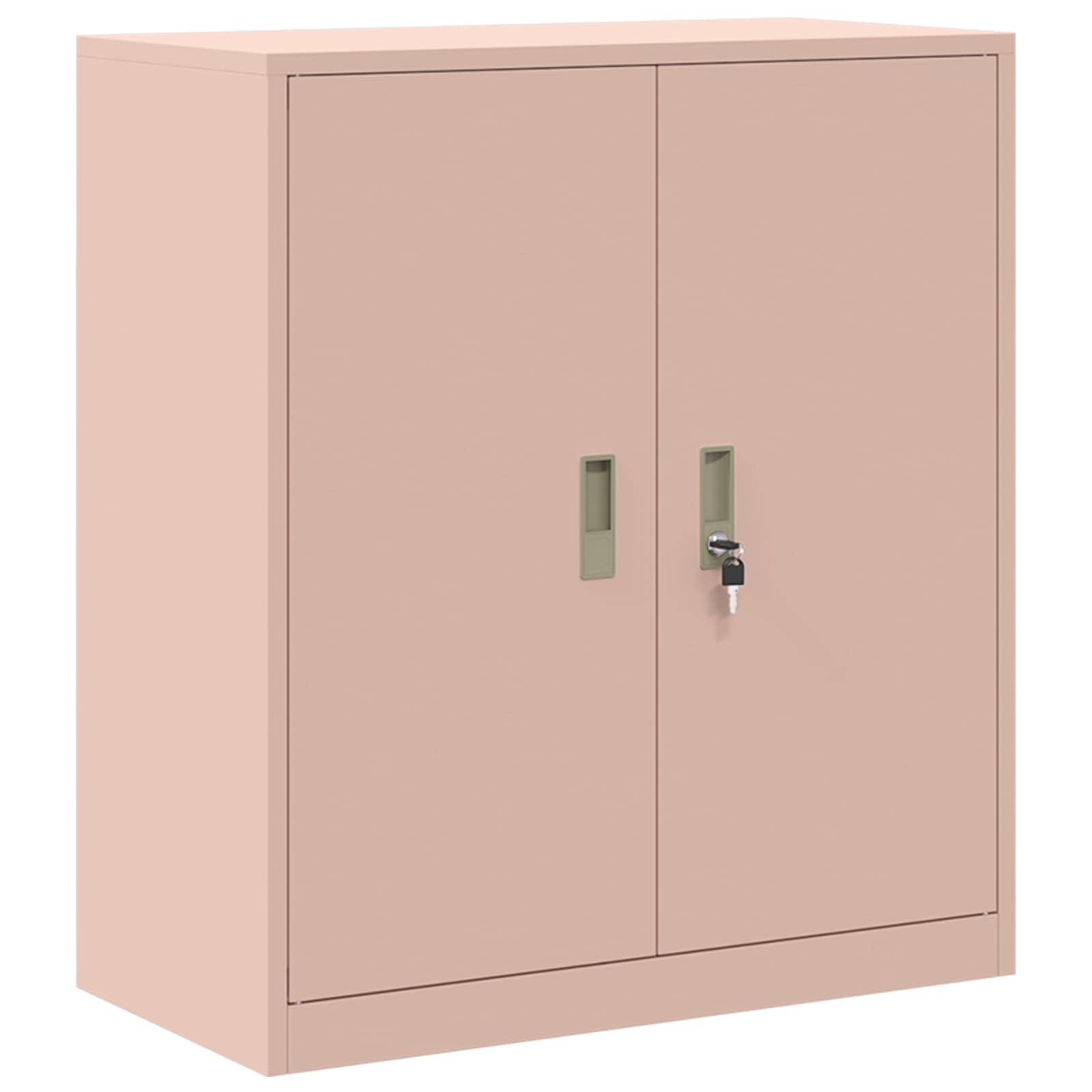Aufbewahrungsschrank Rosa 80 x 40 x 90 cm Stahl