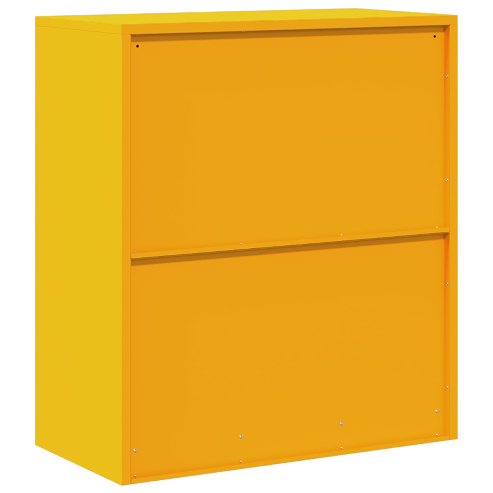 Aufbewahrungsschrank Senfgelb 80 x 40 x 90 cm Stahl