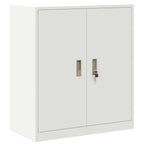 Aufbewahrungsschrank Weiß 80 x 40 x 90 cm Stahl