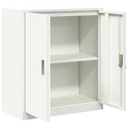 Aufbewahrungsschrank Weiß 80 x 40 x 90 cm Stahl