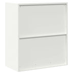 Aufbewahrungsschrank Weiß 80 x 40 x 90 cm Stahl