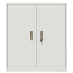 Aufbewahrungsschrank Weiß 80 x 40 x 90 cm Stahl