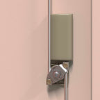 Aufbewahrungsschrank Rosa 60 x 40 x 70 cm Stahl