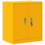 Aufbewahrungsschrank Senfgelb 60 x 40 x 70 cm Stahl