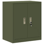 Aufbewahrungsschrank Olive Grün 60 x 40 x 70 cm Stahl