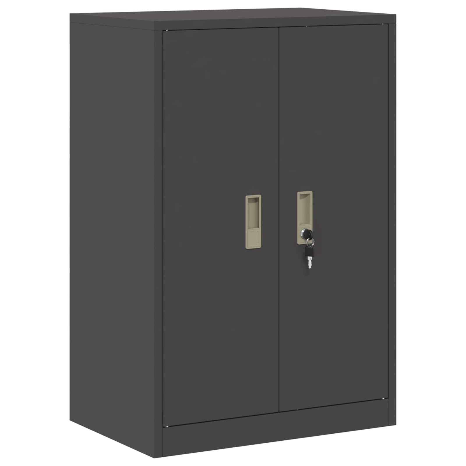 Aufbewahrungsschrank Schwarz 60 x 40 x 90 cm Stahl