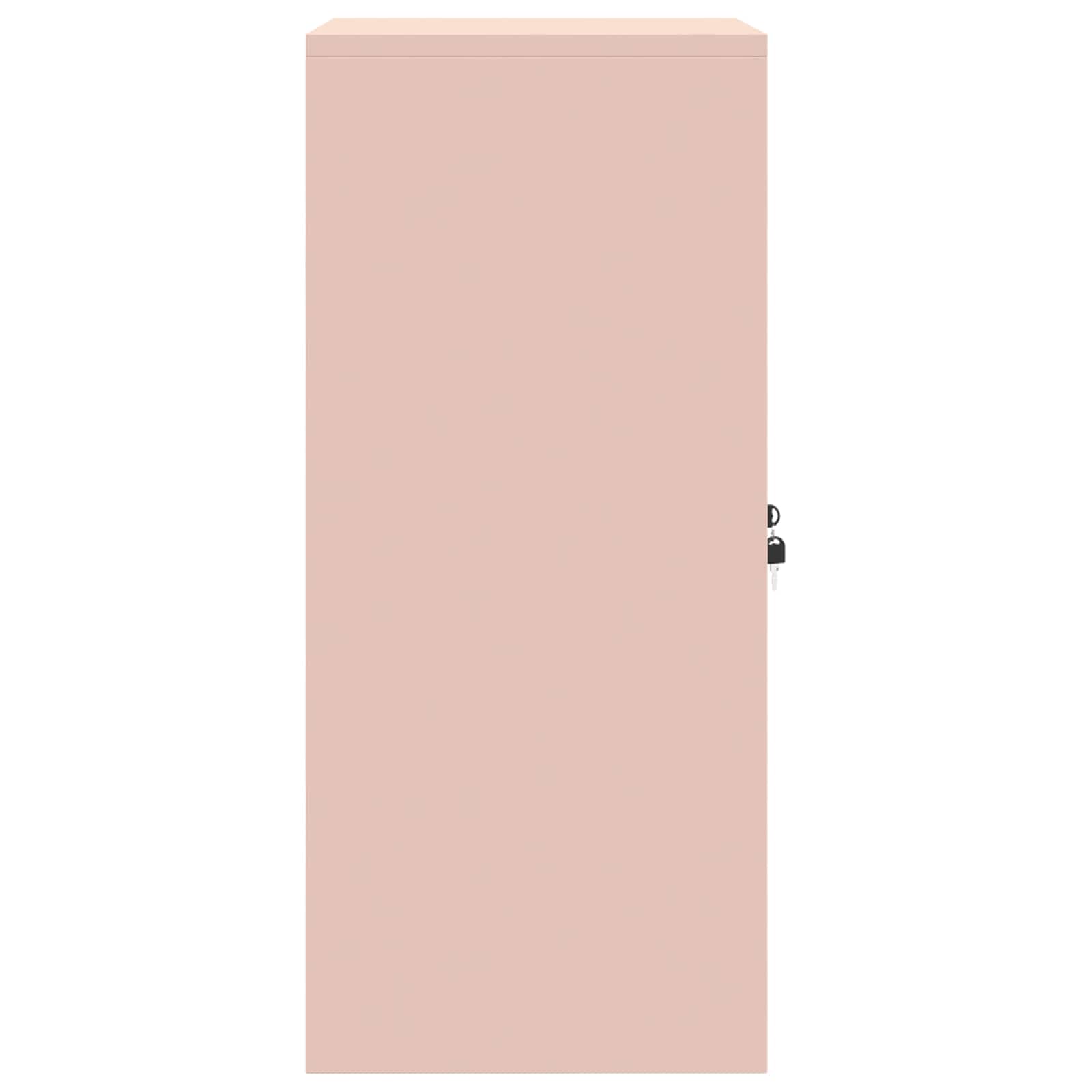 Aufbewahrungsschrank Rosa 60 x 40 x 90 cm Stahl