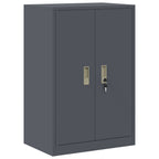 Aufbewahrungsschrank Anthrazit 60 x 40 x 90 cm Stahl