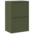 Aufbewahrungsschrank Olive Grün 60 x 40 x 90 cm Stahl