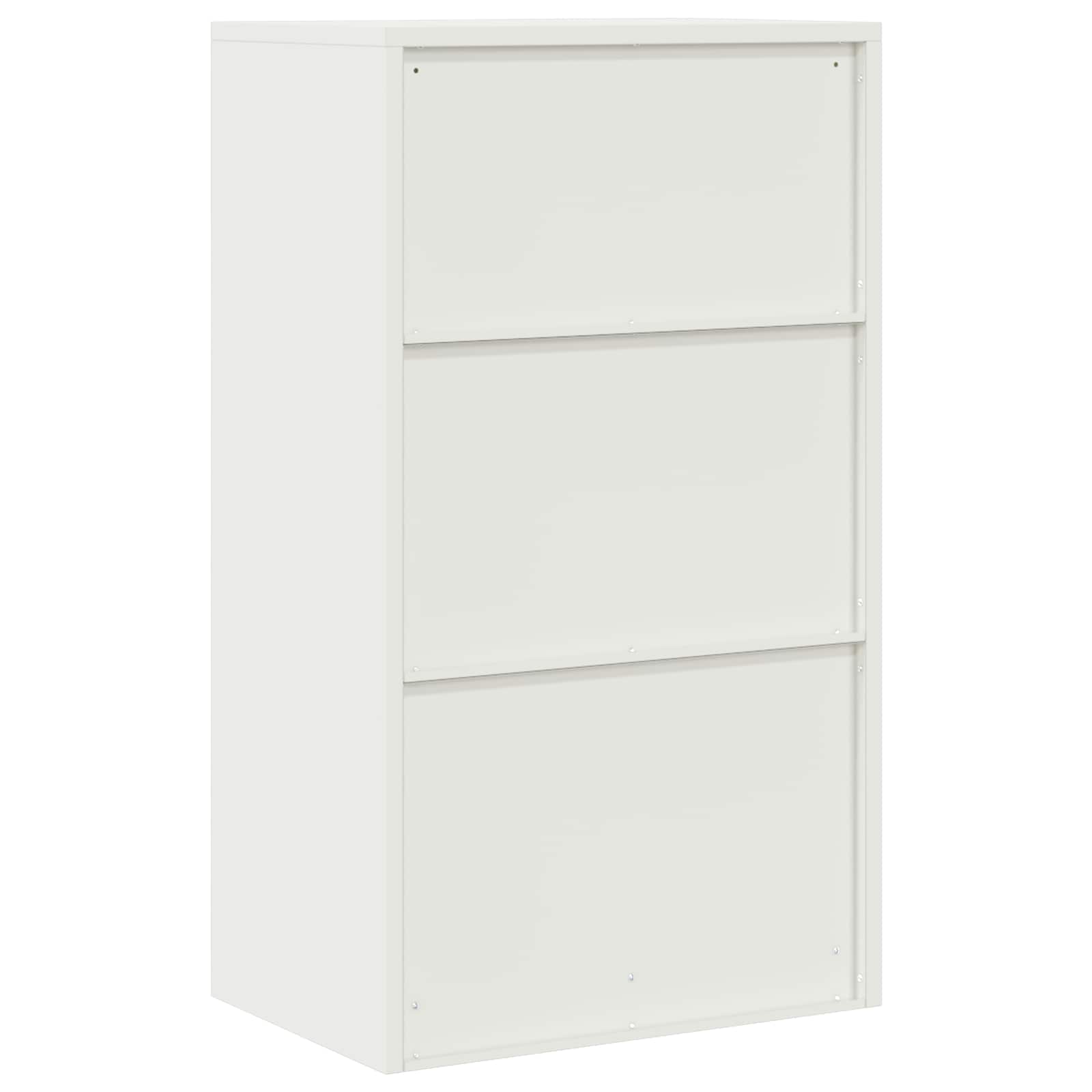 Aufbewahrungsschrank Weiß 60 x 40 x 105 cm Stahl