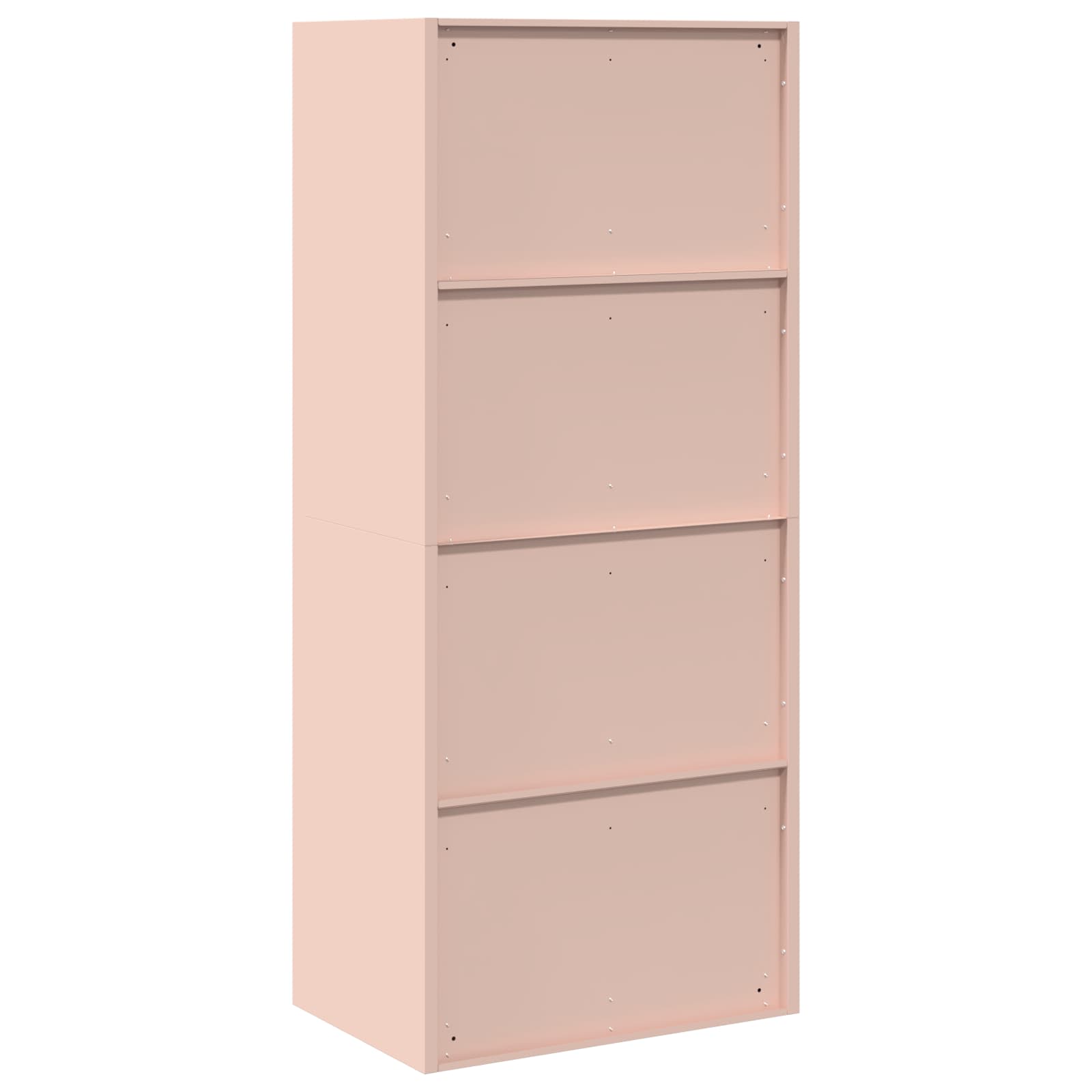 Aufbewahrungsschrank Rosa 60 x 40 x 140 cm Stahl