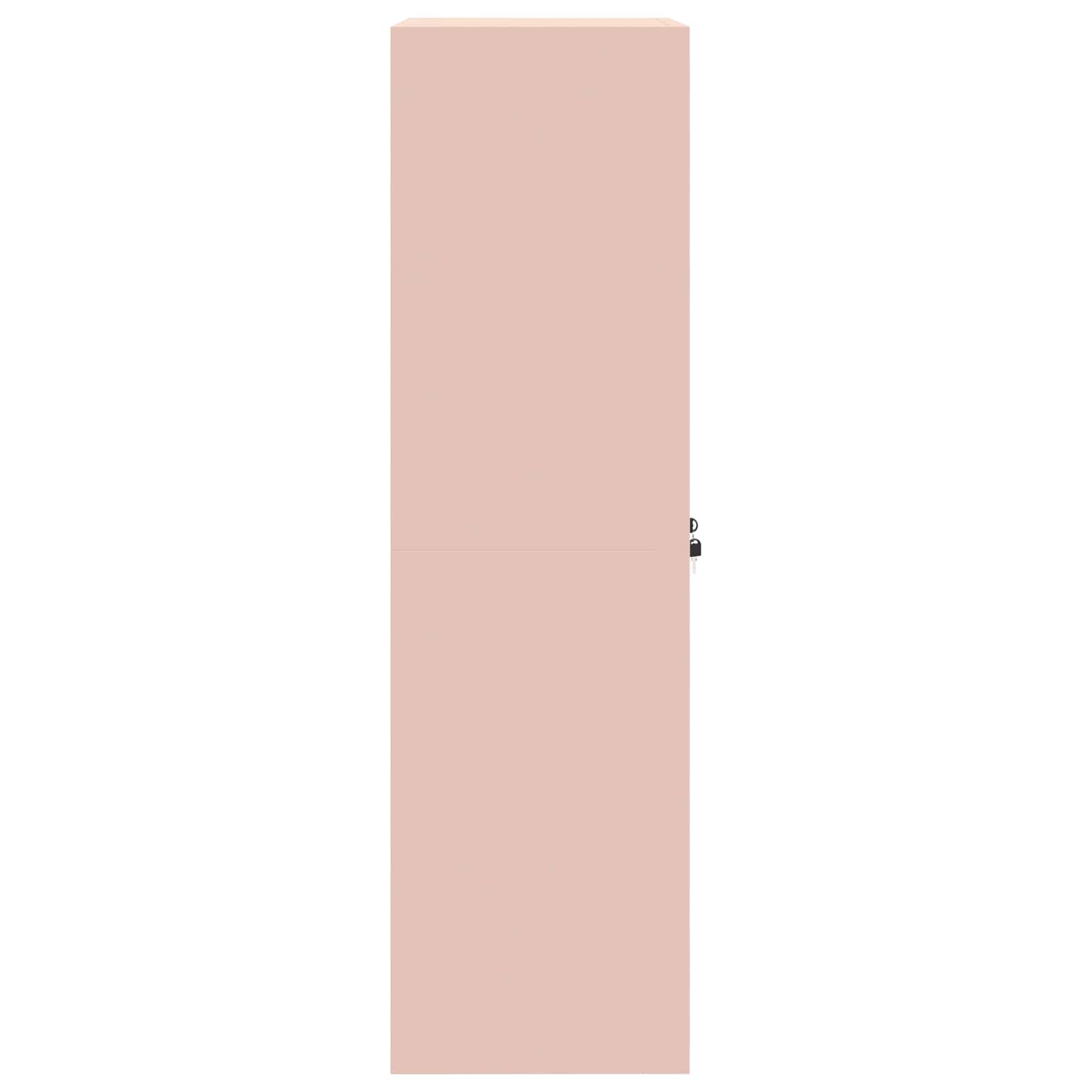 Aufbewahrungsschrank Rosa 60 x 40 x 140 cm Stahl