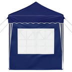 Pop-up Partyzelt 195 x 195 x 245 cm Blau Oxford-Stoff