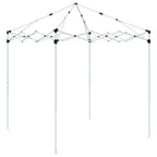 Pop-up Partyzelt 195 x 195 x 245 cm Beige Oxford-Stoff