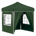 Pop-up Partyzelt 195 x 195 x 245 cm Grün Oxford-Stoff