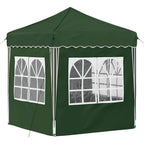 Pop-up Partyzelt 195 x 195 x 245 cm Grün Oxford-Stoff