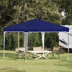 Pop-up Partyzelt 288 x 288 x 245 cm Blau Oxford-Stoff