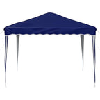 Pop-up Partyzelt 288 x 288 x 245 cm Blau Oxford-Stoff