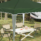 Pop-up Partyzelt 288 x 288 x 245 cm Grün Oxford-Stoff