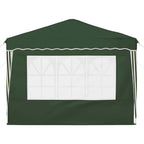 Pop-up Partyzelt 288 x 288 x 245 cm Grün Oxford-Stoff