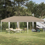 Pop-up Partyzelt 575 x 290 x 245 cm Creme
