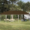 Pop-up Partyzelt 575 x 290 x 245 cm Taupe