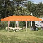 Pop-up Partyzelt 575 x 290 x 245 cm Orange