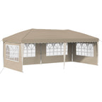Pop-up Partyzelt 575 x 289 x 245 cm Creme