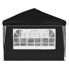 Pop-up Partyzelt 575 x 289 x 245 cm Schwarz