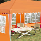 Pop-up Partyzelt 575 x 289 x 245 cm Orange