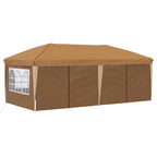 Pop-up Partyzelt 575 x 288 x 245 cm Beige