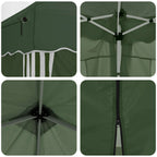 Pop-up Partyzelt 575 x 288 x 245 cm Grün