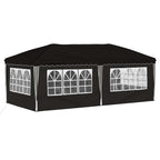Pop-up Partyzelt 575 x 288 x 245 cm Schwarz