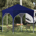 Pop-up Partyzelt 194 x 194 x 245 cm Blau