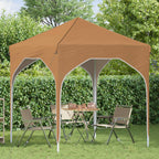 Pop-up Partyzelt 194 x 194 x 245 cm Beige