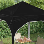 Pop-up Partyzelt 194 x 194 x 245 cm Schwarz