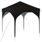 Pop-up Partyzelt 194 x 194 x 245 cm Schwarz