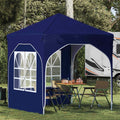 Pop-up Partyzelt 192 x 192 x 245 cm Blau