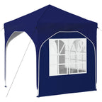 Pop-up Partyzelt 192 x 192 x 245 cm Blau