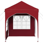 Pop-up Partyzelt 192 x 192 x 245 cm Bordeauxrot