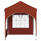 Pop-up Partyzelt 192 x 192 x 245 cm Terrakotta