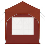 Pop-up Partyzelt 192 x 192 x 245 cm Terrakotta