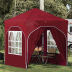 Pop-up Partyzelt 192 x 192 x 245 cm Bordeauxrot