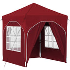Pop-up Partyzelt 192 x 192 x 245 cm Bordeauxrot