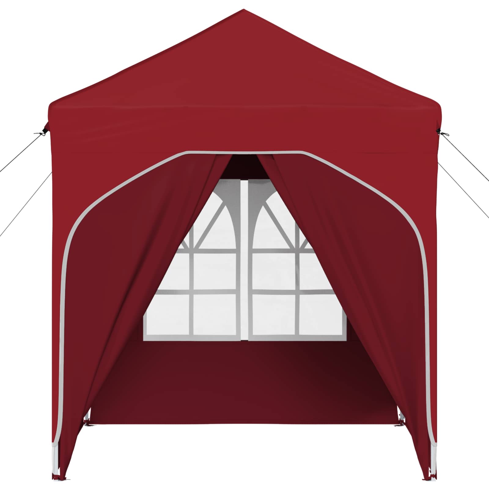 Pop-up Partyzelt 192 x 192 x 245 cm Bordeauxrot