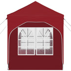 Pop-up Partyzelt 192 x 192 x 245 cm Bordeauxrot