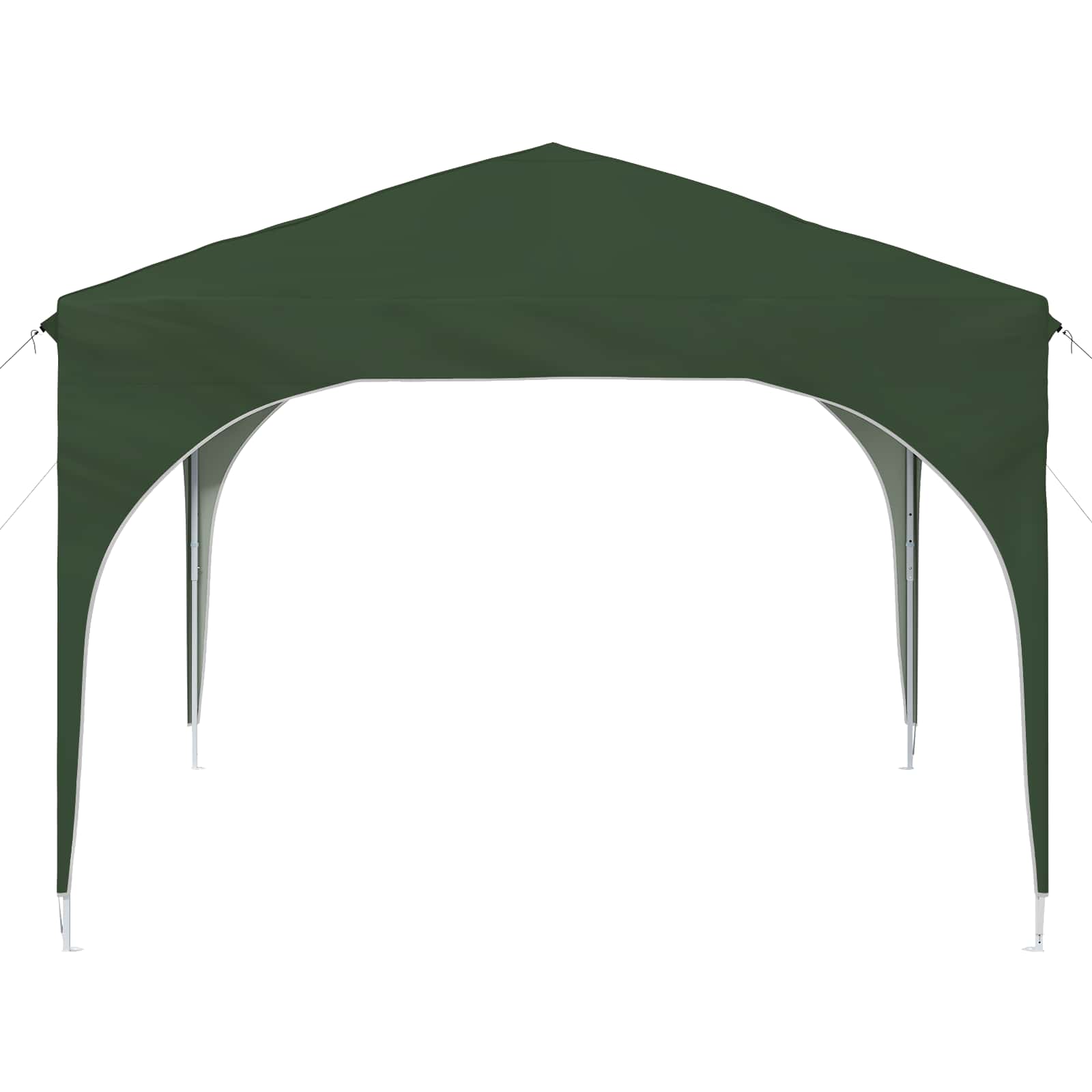 Pop-up Partyzelt 290 x 290 x 245 cm Grün