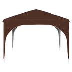 Pop-up Partyzelt 290 x 290 x 245 cm Braun